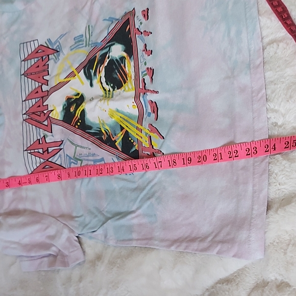 Def Leppard Hysteria tie dyed tshirt - Picture 5 of 5